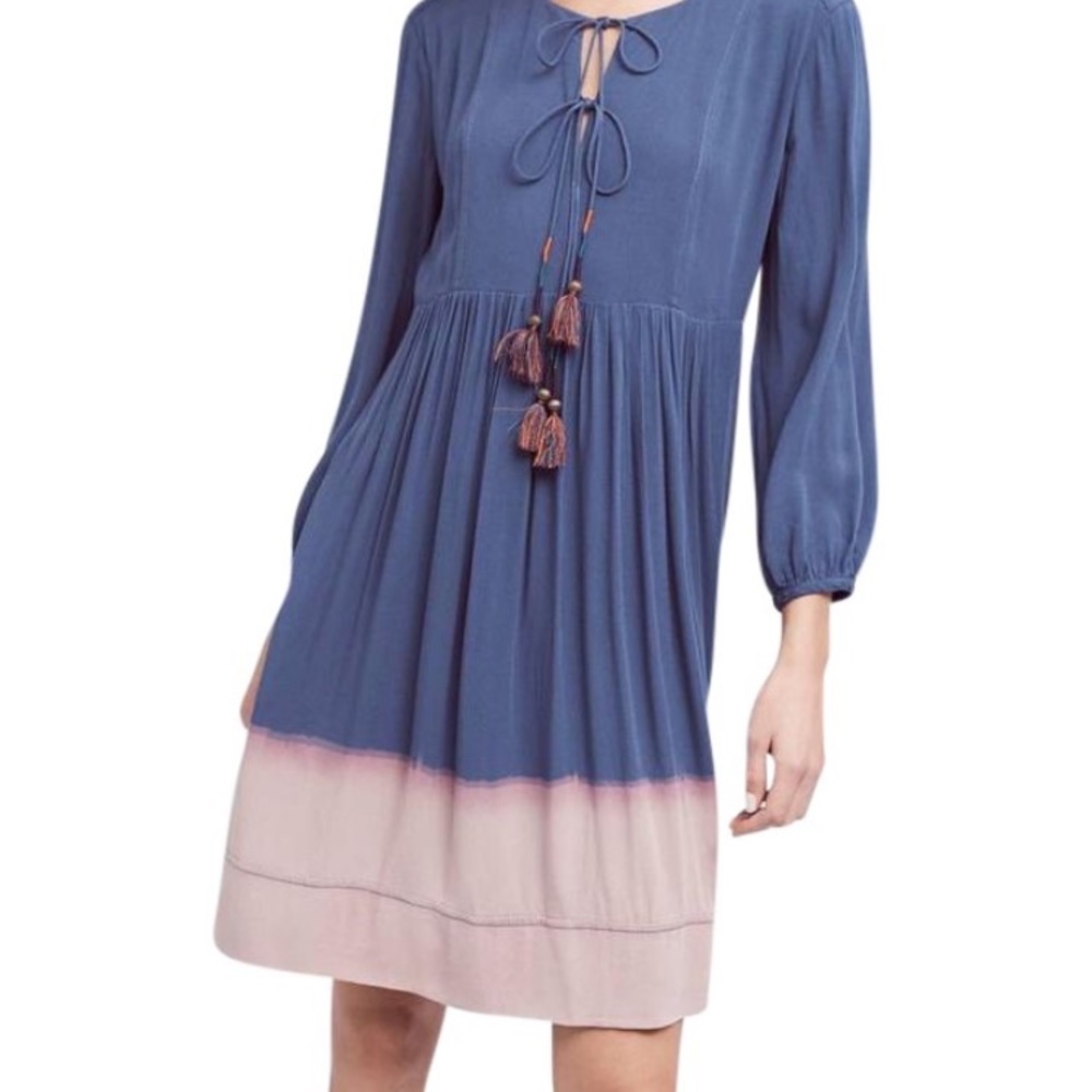 Holding Horses (Anthro) Dip Dye Dress - 10